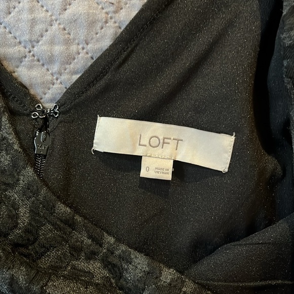 Loft Matte Black in Black Leopard Sleeveless Dress - Picture 8 of 8